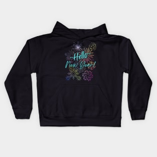 Hello New Year! Kids Hoodie